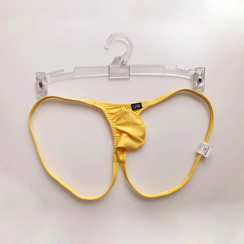 Men Ice Silk Thin Jock Strap Supporter Backless Japanese Thongs Gay Sissy Pouch Lingeries For Man Underwear Briefs Men's Panties