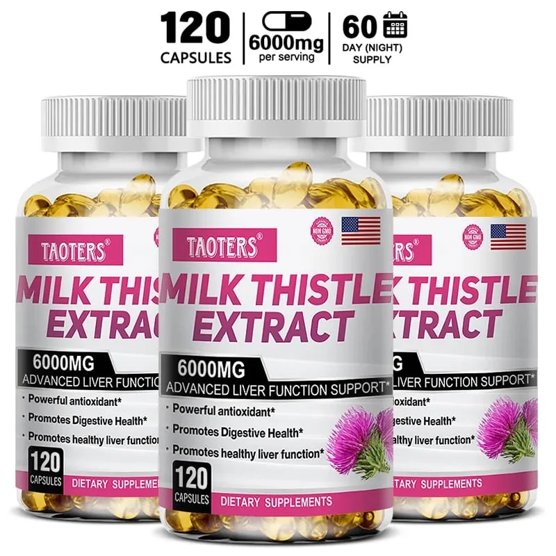 Milk Thistle with Dandelion Root - Liver & Kidney Health Support Supplement - Vegan Non-GMO Gluten Free — image 11