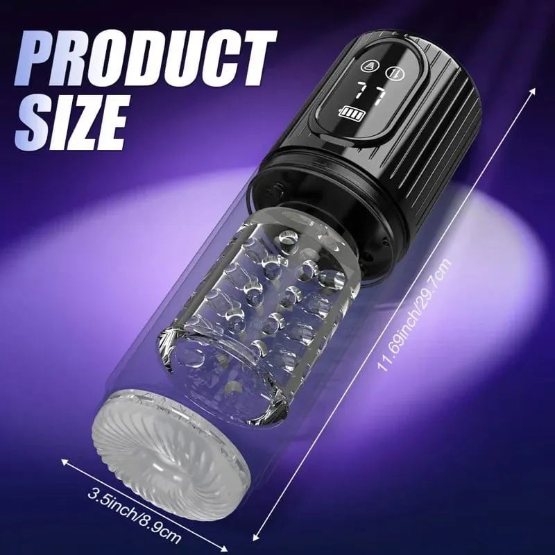Automatic Thrusting Rotating Male Masturbator Cup Sucking Penis Pump Oral Simulatior Adult Sex Machines Erotic Products for Men — image 6
