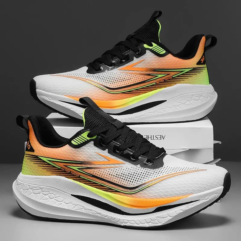 Running Shoes Men Carbon Board Speciality Marathon Men's Sports Breathabe Sneakers Comfortable Athletic Nonskid Shoes For Women — image 3