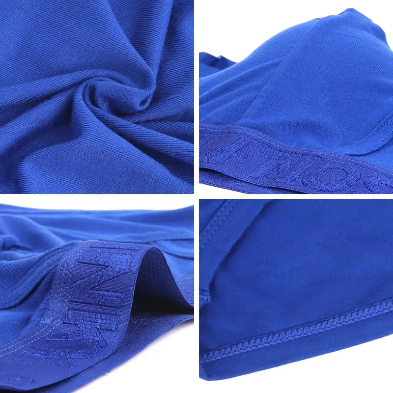 Pinky Seaso Brand Pinakamabentang Sexy Triangle Pants Modal Manipis Solid na Kulay na Panloob na Kasuotang Panloob na Lalaki Modal Briefs Ventilate Plus Size Men — image 6
