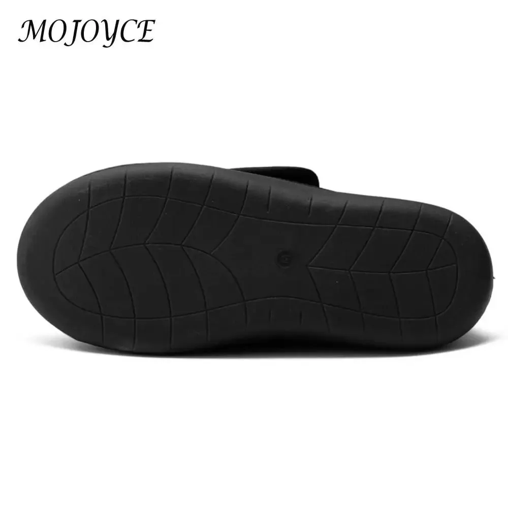 Unisex Diabetic Shoes Wide Walking Shoes na may Adjustable Closure Slip-On Orthopedic Shoes Hook and Loop Sneakers para sa Matatanda