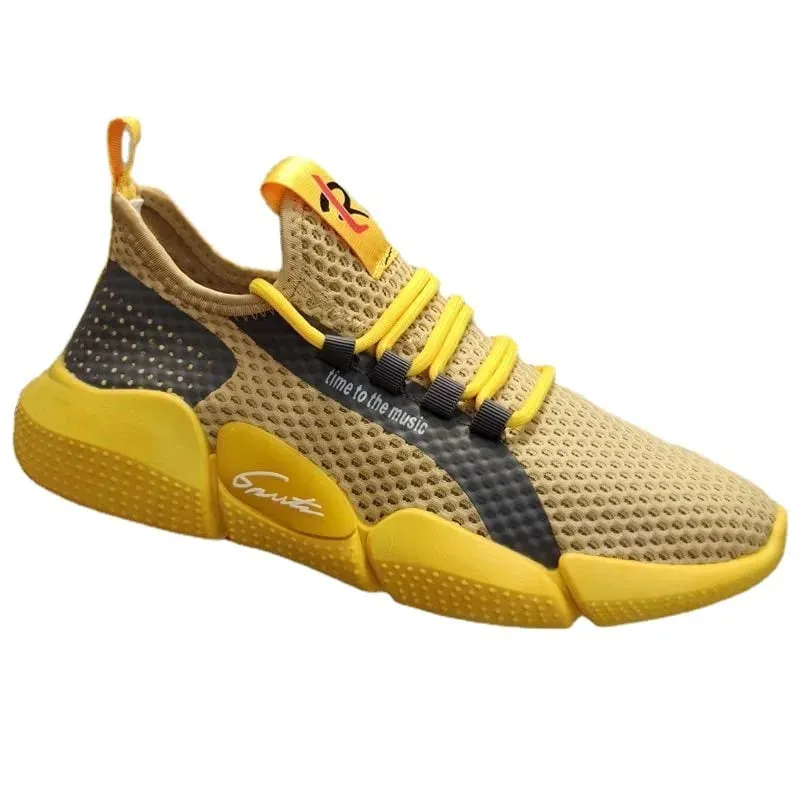 Men's Casual Sneakers Breathable Comfortable Walking Shoe Lace-up and Anti-slip Athletic Jogging Tennis Shoe Large Size 39-44 — image 5