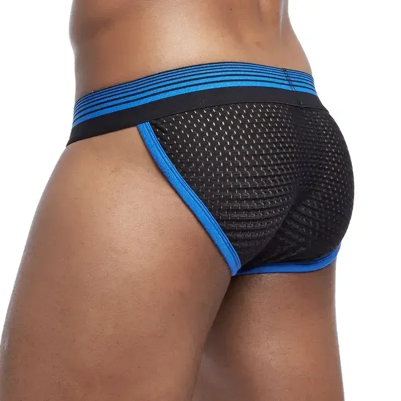 Sexy Man's Underwear Briefs Underpants Nylon Mesh Men's Briefs Bikini Underwear Men's Boxer Briefs Nylon Mesh Bikini — image 18