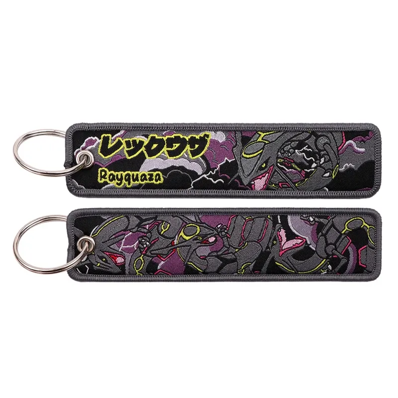 HOT Sale Pokémon Anime Monsters Keychain for Cars Backpack Key Holders Embroidery Keyrings Key Tag Jet Tag Accessories Gif 1pcts — image 11