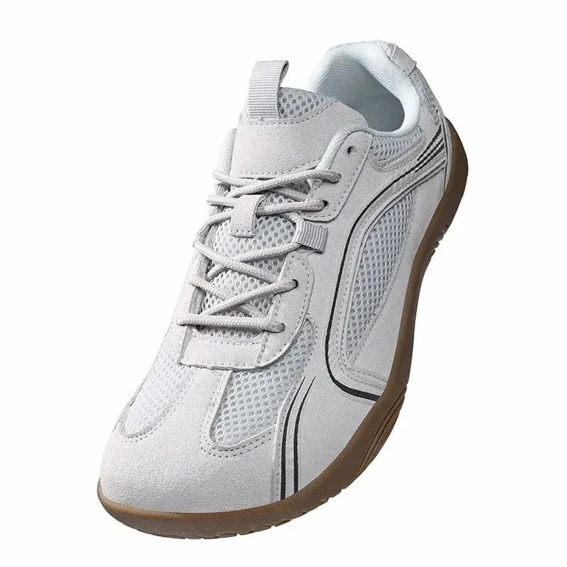 Men Women Wide Toe Sneakers Retro Training Shoes Large Size Mesh Breathable Non-Slip Flat Sole Outdoor Casual Sports Shoes