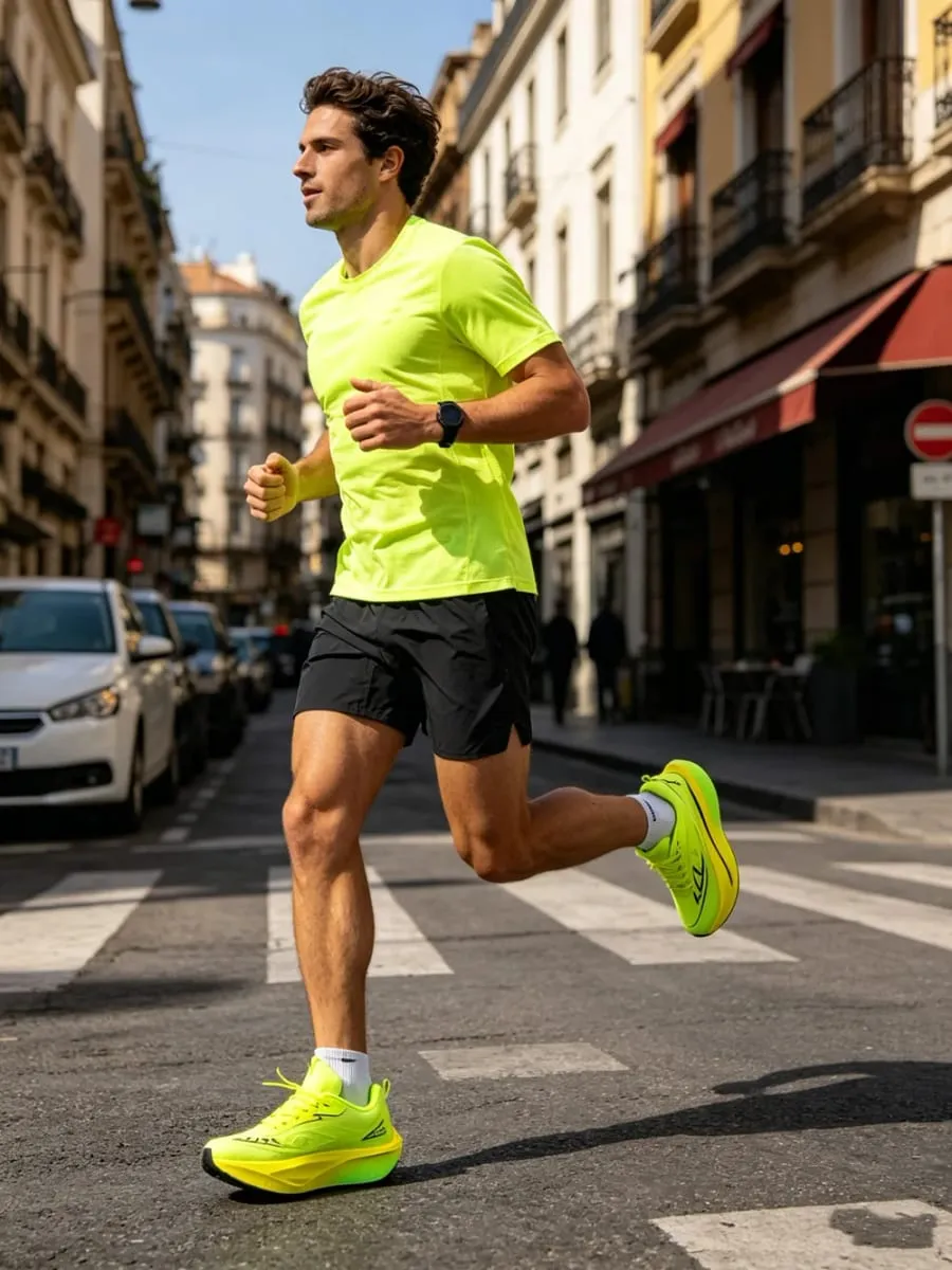 Running Shoes Men Sports Speciality Carbon Board Marathon Breathable Lightweight Women's Comfortable Athletic Nonskid Sneakers