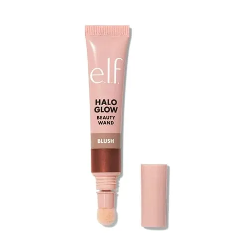 Elf Halo Glow Blush Contour Liquid Contour Blush Stick for Defined Shadows Matte Glow Primer Moisturizing Base Pore-minimizing