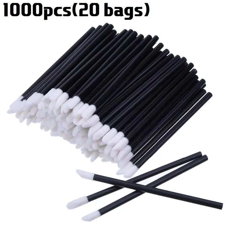 Χύμα 50/500/2000Pcs Lip Brush Professional Applicators Χονδρική Ραβδιά κραγιόν Γυναικείες βούρτσες Lip Gloss Αξεσουάρ εργαλείων μακιγιάζ