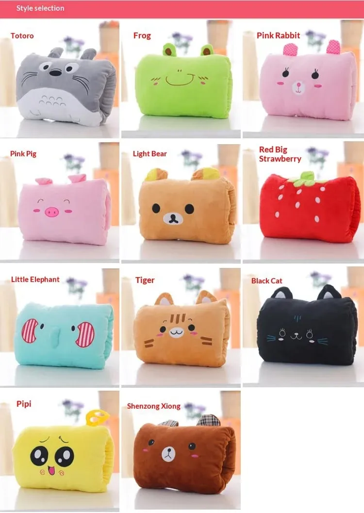 Generic Cartoon Plush Hand Warmer Pillow Soft Warm Hand Insert Cushion Office Nap Support Gift For Adults — image 9