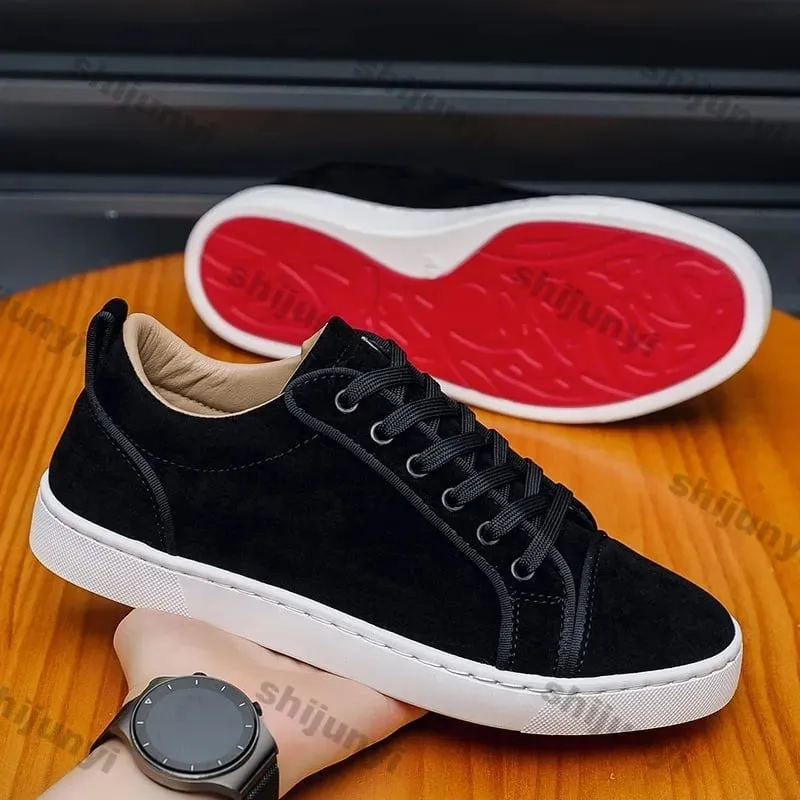 2026 New Trendy Round Toe Men Casual Flats Comfortable Non Slip Hard Wearing Sport Shoes Cross Tied Concise Lightweigh Sneakers — image 3