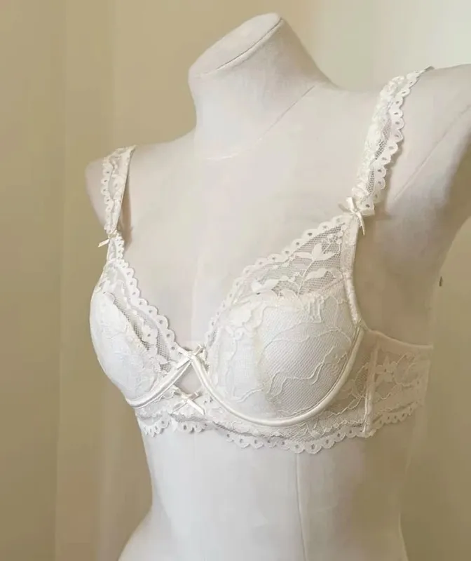 Hot Sale Sexy Lace Bra Set For Women Summer Thin Soft Underwire Breathable Anti Sagging Comfort Stylish Daily Fashion Intimates — image 12