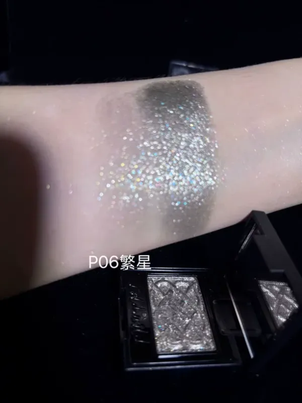 Coldnwild Monochrome Eye Shadow Glitter Fine Shimmer Purple White Blue Clear Sheer Satin Finish Eye Makeup