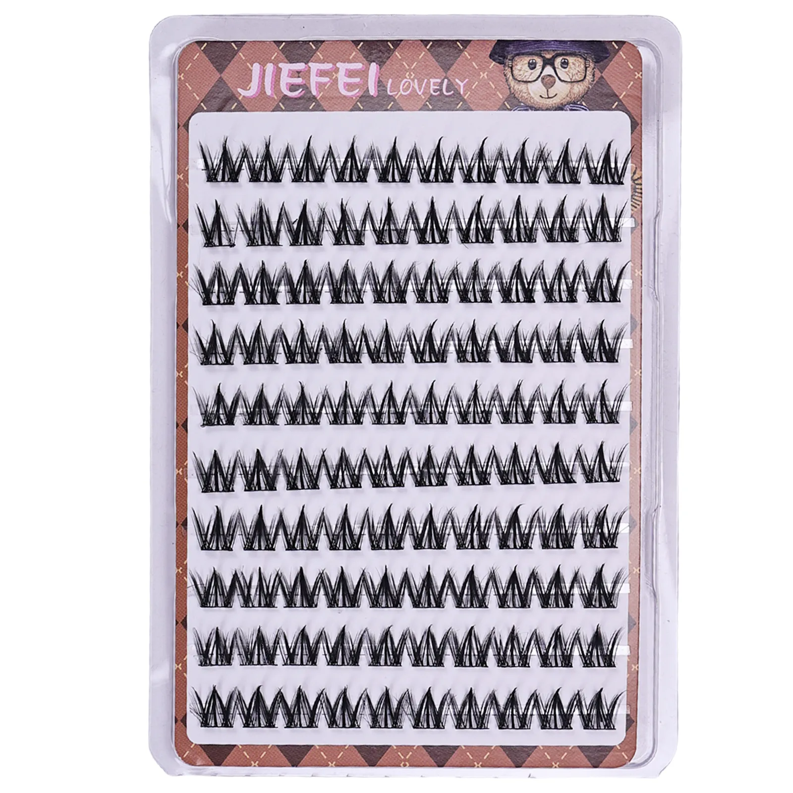 Glue‑Free Self‑Adhesive False Eyelashes Lashes Voluminous Fluffy Thick Manga‑Style Cluster Lashes DIY Eye Makeup Extension