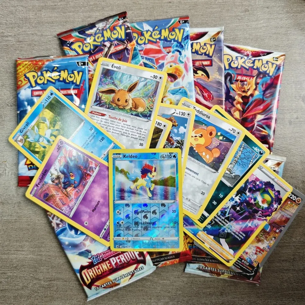 French Version Pokemon Cards VMAX V EX GX MEGA Carte Collection Battle Trainer Children's Christmas Toys Gift