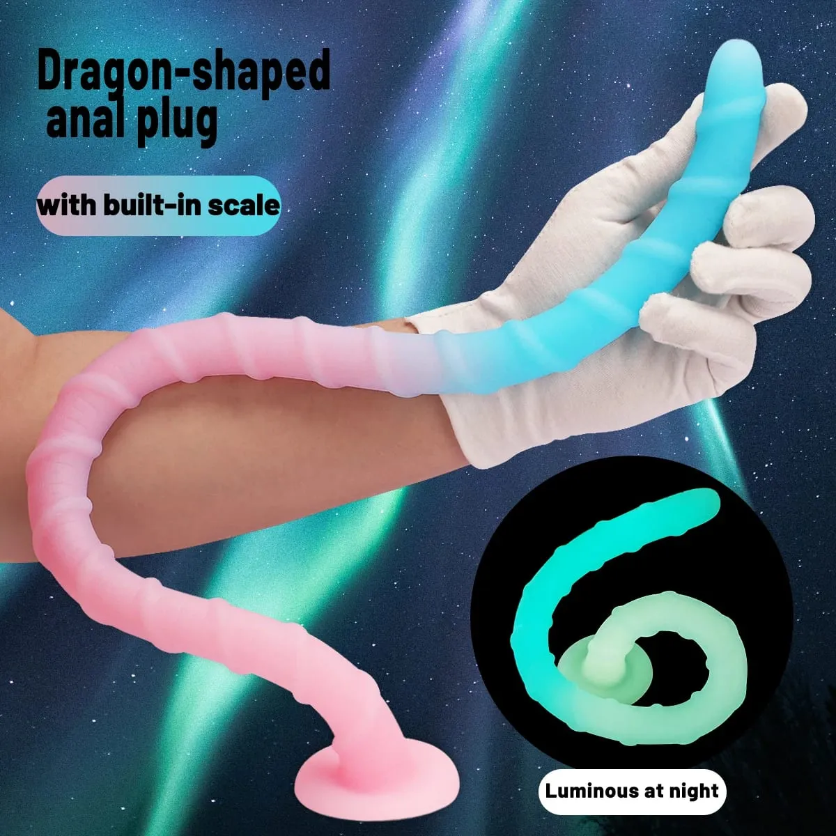 Three Sizes of Long Anal Plugs Special-shaped Octopus Tentacles Soft Adult Sex Toy Liquid Silicone Materials Prostate Stimulator — image 6