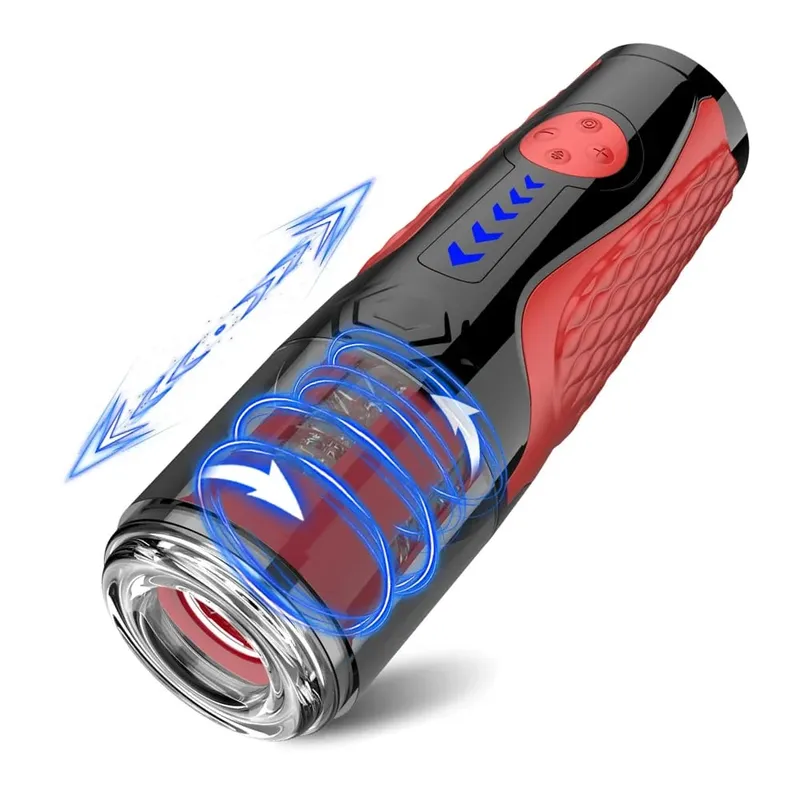 Automatic Male Masturbator Telescopic Rotation Men Masturbation Cup LCD Digital Simulation Blowjob Masturbator Sex Toy for Men — image 10