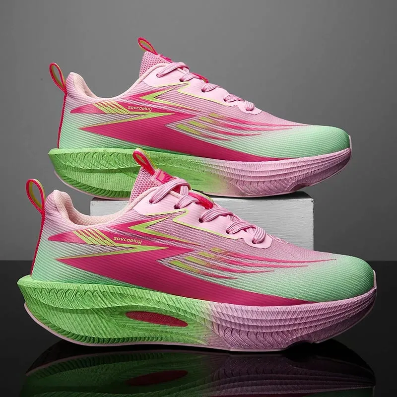 Running Shoes Men Carbon Board Marathon Sports Air Cushion Breathable Lightweight Women's Comfortable Athletic Sneakers Casual — image 3
