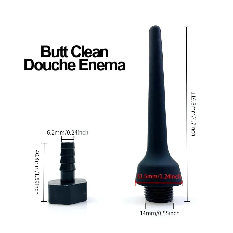 Silikon Anal Vajinal Şırınga Butt Plug Çok Fonksiyonlu Lavman Plug-In Duş Anal Dilatörler Yetişkin Seks Oyuncakları Yetişkin Seks Oyuncakları