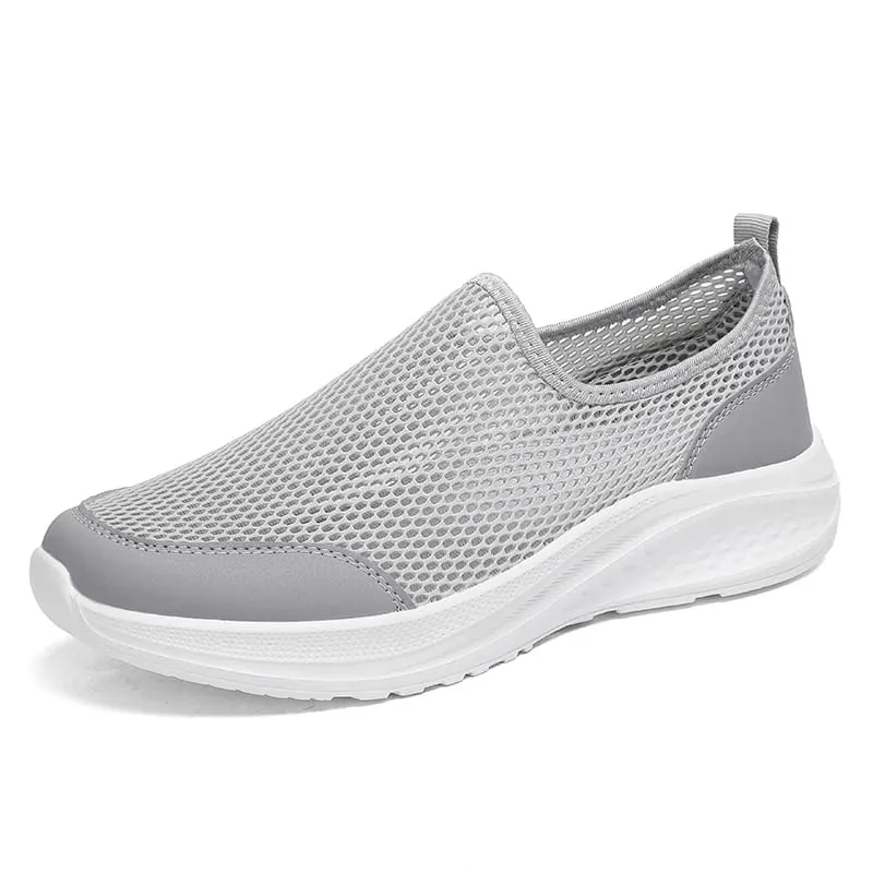 One Foot on the Net Shoes Men's Summer New Breathable Thin Net Walking Shoes Casual Sports Shoes Black Plus Size Men's Shoes 48 — image 8
