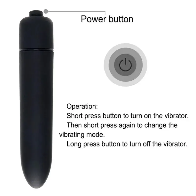 Mini Bullet Vibrator for Women Strong Vibrating Anal Plug Vagina Massager Thrusting Egg Masturbation Sex Toys for Couple