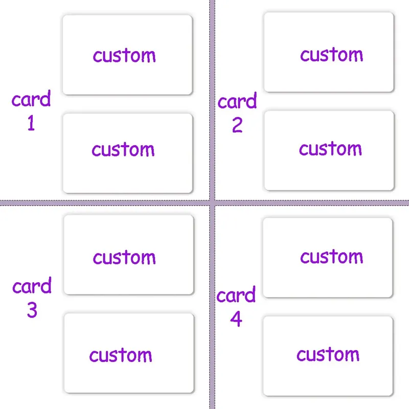 Double Sided Custom PVC Business Cards Plastic Photocards - Waterproof Durable Personalized Photo Membership Cards Company Club — image 9