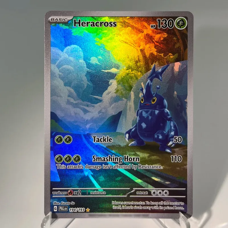 OBF PAL ASR Cards PTCG4-B EX Rainbow Ninetales Cleffa Charizard Rare Collection Battle Toys Gifts for Hobbies — image 12