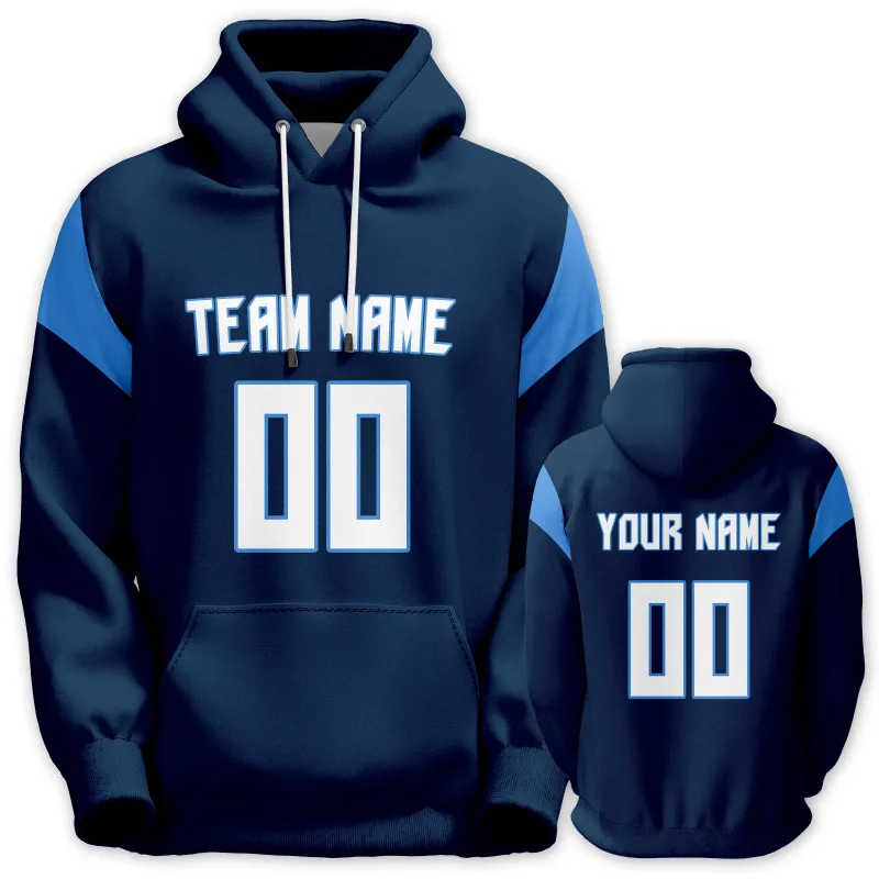 Men's Custom Football Hoodie Personalized Printed Team Name Number Sweatshirt Game Day Pullover Gift — image 14