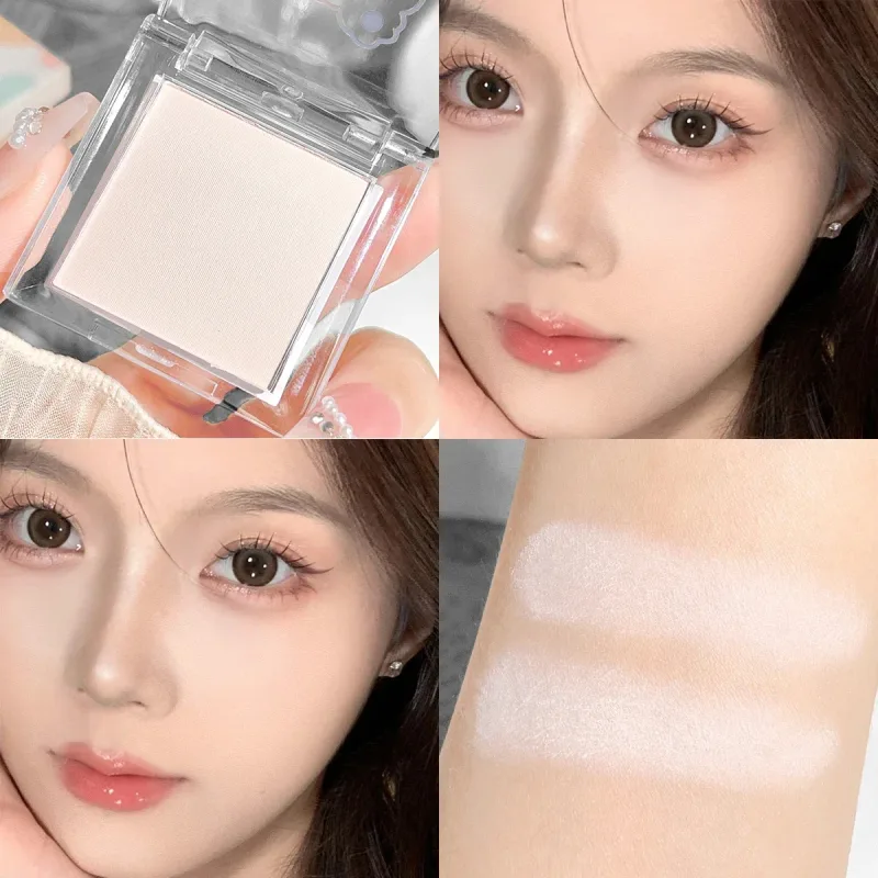 Hisyi Matte Monochrome Eyeshadow Palette Natural Light Highlighter Powder For Delicate Eye Contouring Brightens — image 8