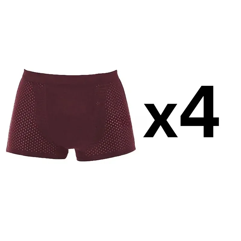 4Pcs Men's Boxer Briefs Ultra Soft Anti Odor Underwear Breathable Mesh with Ventilation Holes Stretch Comfort for Daily — image 26
