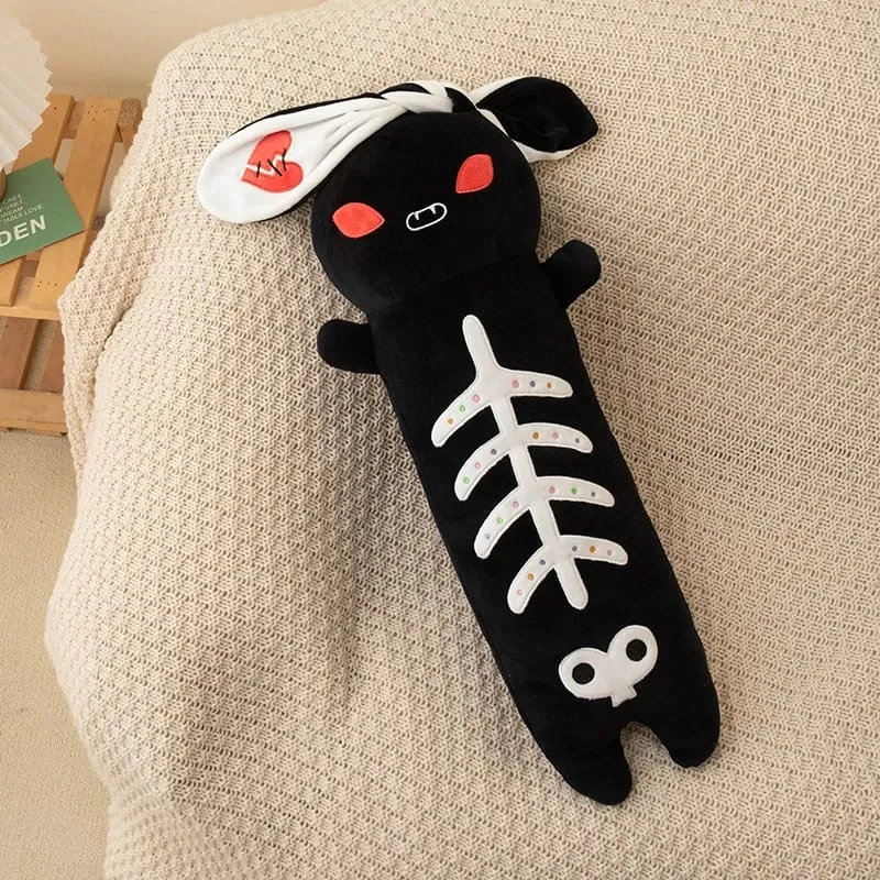 60cm Horror Goth Plys Dyr Kanin Panda Blødt Legetøj Sød Kropspude Halloween Fest Indretning Sjov Gave Til Pige Dreng — image 5