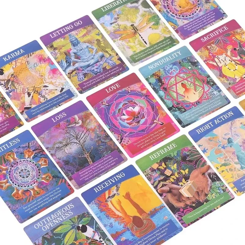 Divine Abundance Oracle Deck English Explanation Oracle Tarot Card For Divination Fate Beginners Tarot D