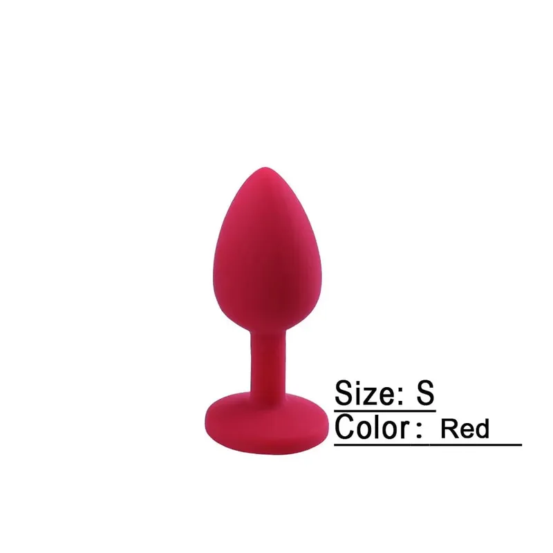 S/M/L Soft silikonový anální kolík Mini Erotický anální kolík Sexuální hračka pro začátečníky Muži Ženy Gay páry Stimulátor prostaty Anální sexuální hračka