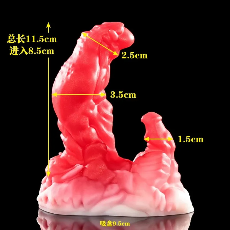12 Zodiac Signs Series Alien-shaped Penis Realistic Dildo Vaginal Anal G-spot Stimulator with Suction Cup Orgasm Adult Sex Toys