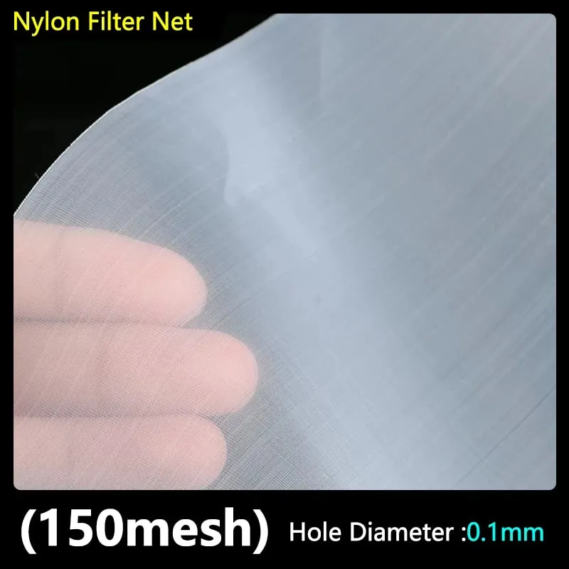 Food Grade Nylon Filter Mesh 80-500 Mesh Reusable Filter Fabric for Wine Drinking Water Kitchen Oil Paint & Ink Purification — image 11
