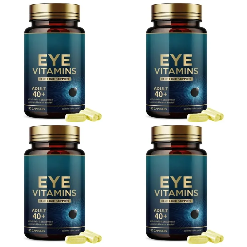 Eye Vitamins Capsules Blue Light Support with Lutein & Zeaxanthin for 40+ Macular Health Support for Men Women 120 Capsules — image 10