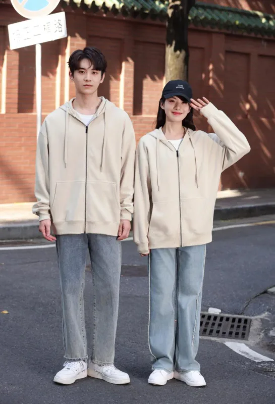 패션 까마귀, 까마귀, 맞춤형 지퍼 자켓, 가디건, 인쇄 로고, 자수 로고, 남성 및 여성 순면 의류