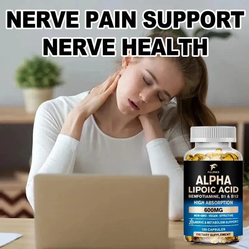Premium Alpha Lipoic Capsules Help Promotemetabolism Protect The Skin Antioxidantingredient Prevent Continuous Hair Loss — image 6
