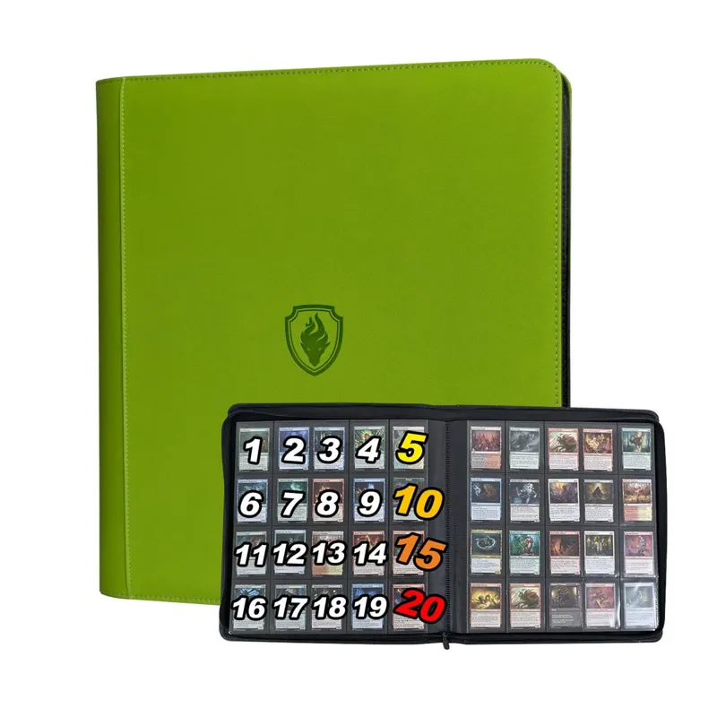 1280+ Cards 20 Pocket Card Binder Collector Card Album - Pages Compatible for Game Cards Sports Cards and Other Cards — image 9