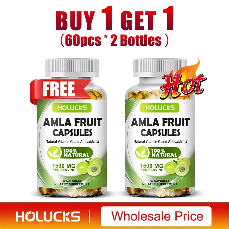 Amla Vitamin Supplements Supports Metabolism Detox & Digestion Collagen Booster Provides Cellular Defence Skin Hair Health — image 10