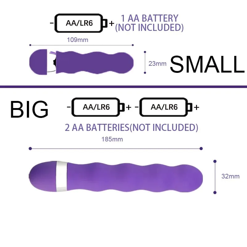 Multi Speed G Spot Vibrator Vagina Clitoris Stimulator Butt Plug Anal Adult Sex Toy for Women Men Couples Silicone Dildo