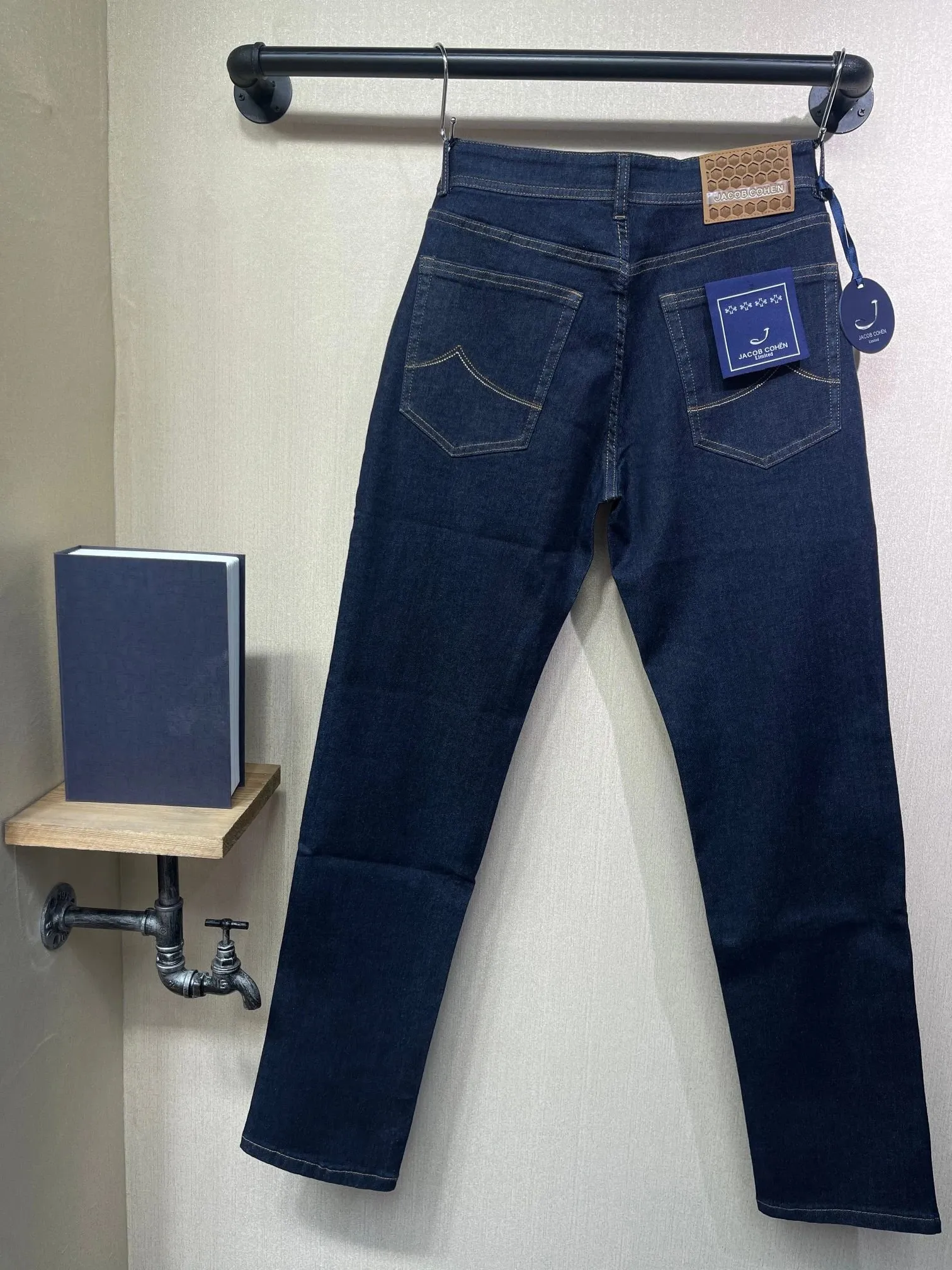 Jeans Thick Cotton Men 2025 Autumn Winter new casual warm Blue embroidery comfortable straight Big size 30-40 Pants — image 4