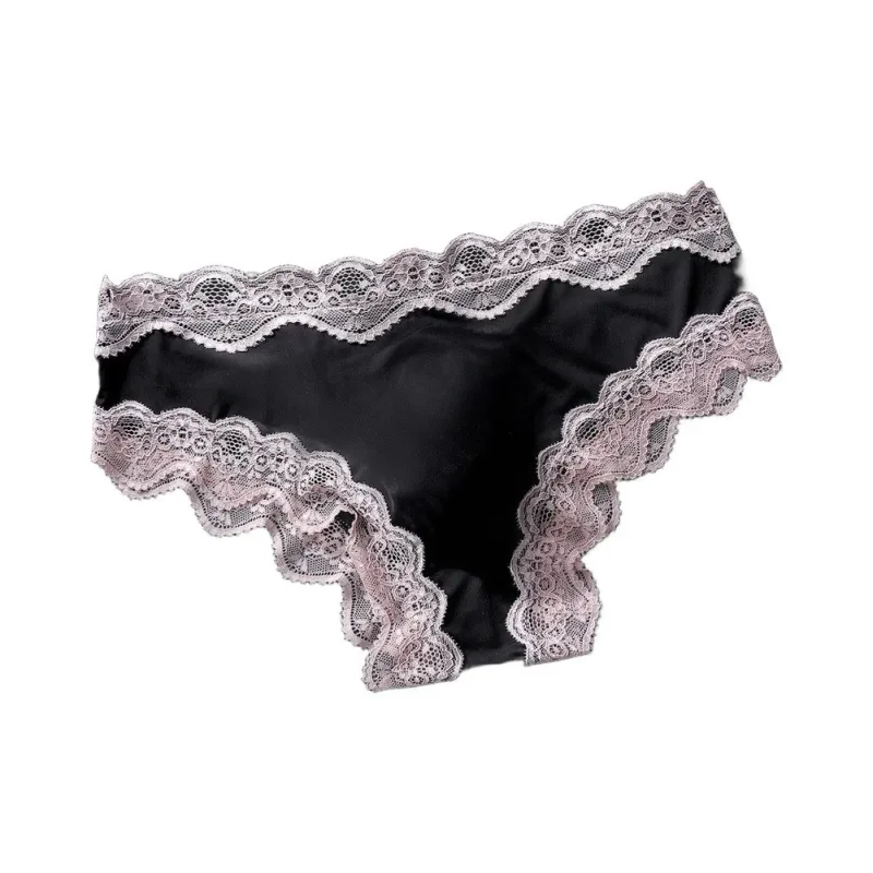 Men Panties For Men Lace Trim Briefs Breathable High Elastic 3D Convex Pouch Underpant Sexy Thin See Through Underwear — image 16