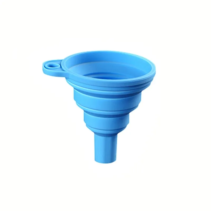 Silicone Funnel Gel Foldable Collapsible Fill Hopper S/L for Kitchen Jar Bottle Feeder Wine Auto Engine Oil Petrol Transfer