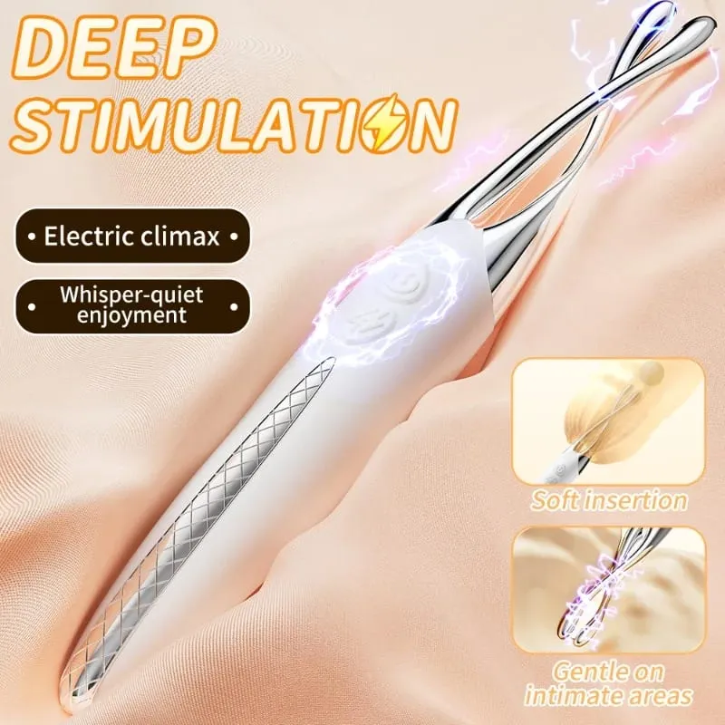 E-stim Vibrator 10 Electro Shock Electric Stimulation 10 Powerful Vibrations Sex Toy G-Spot Women Erotic Pleasure Gift Girl