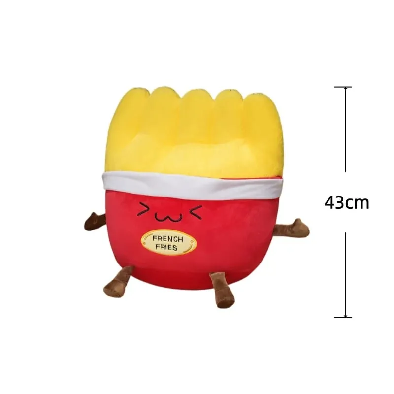 Corn Fries Chicken Leg Throw Pillow Simulation Food Plush Sofa Cushion Adorably Room Decor Toy Accompany Sleep Toy Creative Gift — image 11