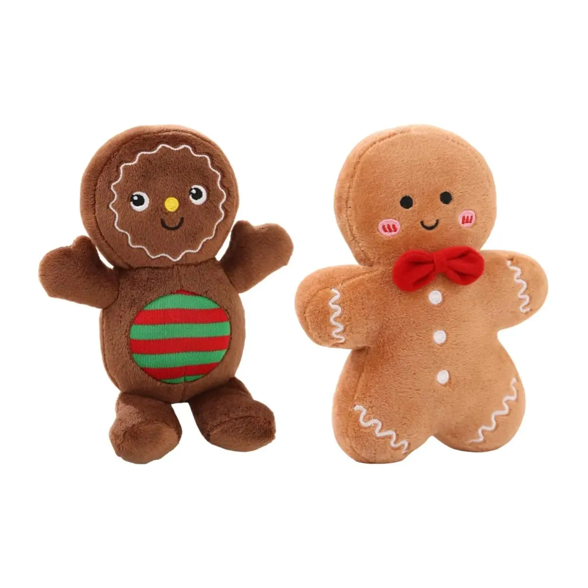 Smiling Gingerbread Man Christmas Throw Pillow Sofa Pillow Home Decoration Novelty Holiday Home Decor for Living Room