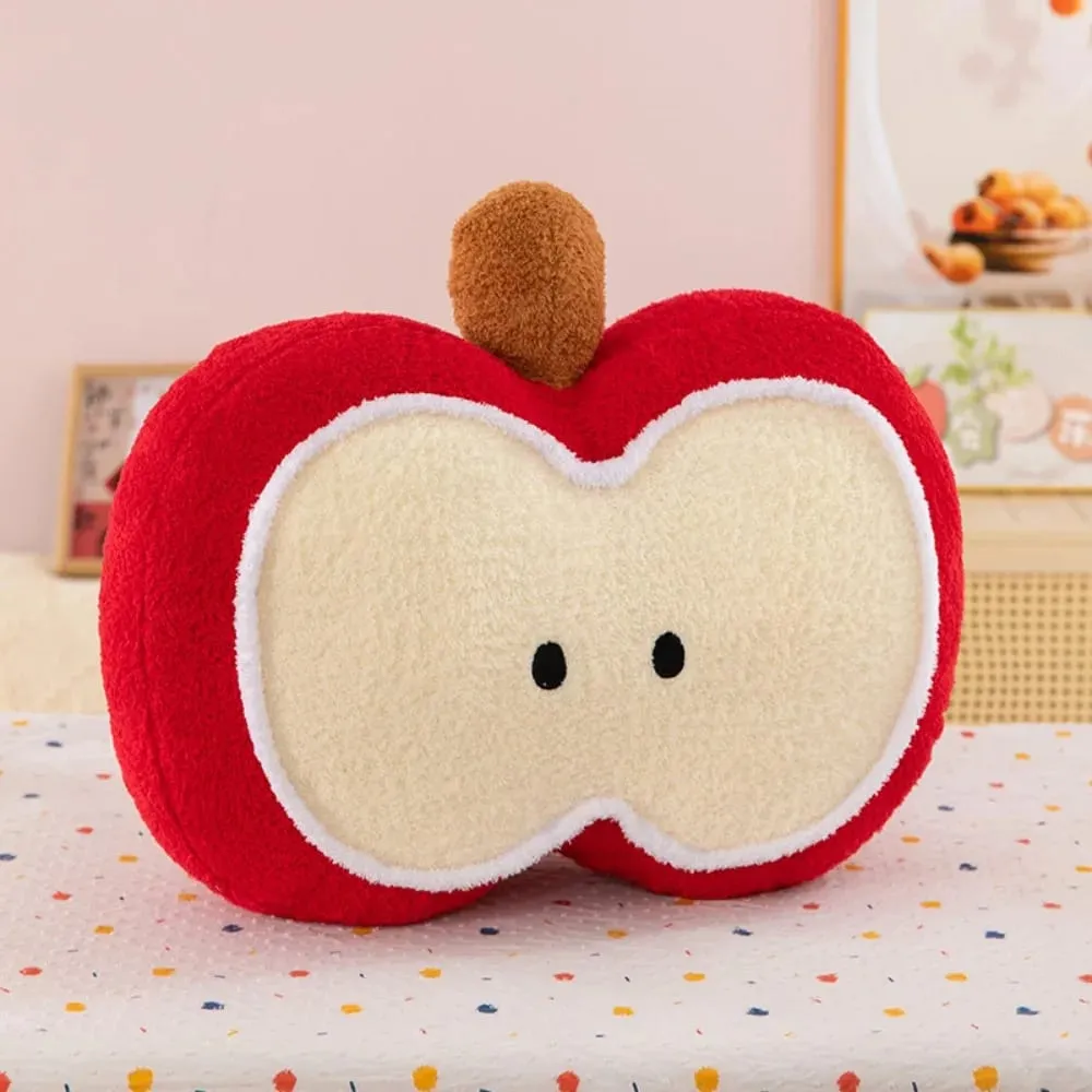 Creative Plush Fruit Doll Pillow Soft Stuffed Sleeping Cushion Office Seat Cushion For Living Room Sofa Bed