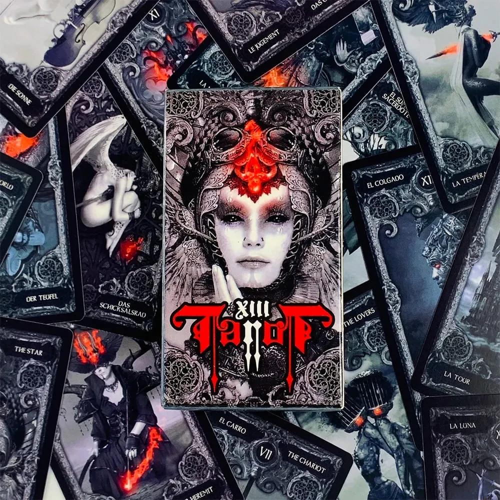 Dark Tarot Cards Deck Board Game Mysterious Divination Edition Borad Playing Games,Holiday Games Leisure Party Card Game — image 3