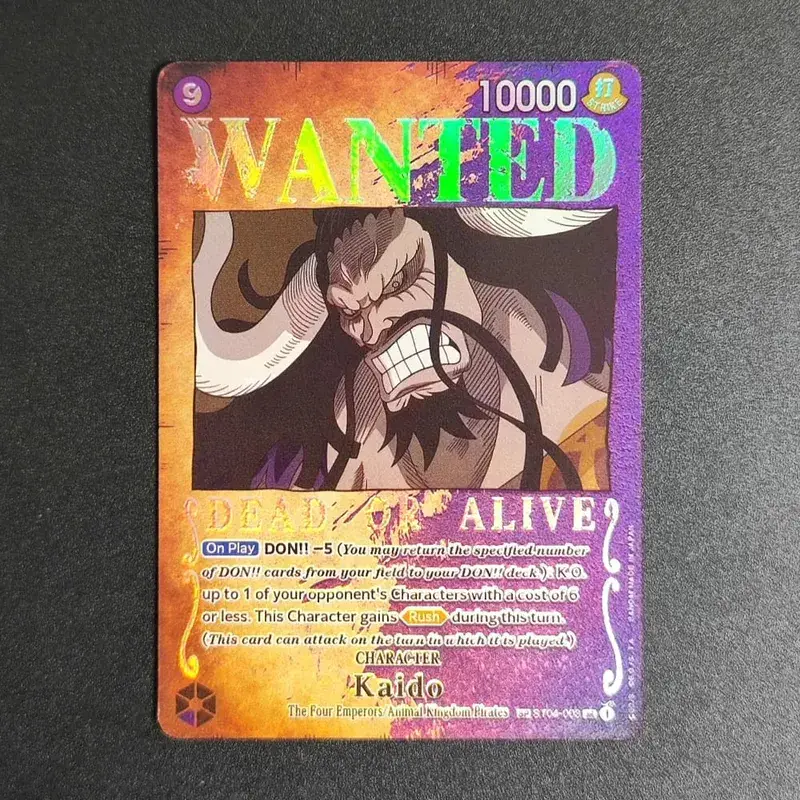Proxy ONE PIECE CARD Luffy Shanks ACE Roger Teach Kaido Character Card Wanted Alternate Art English Collection Anime Cards — image 6